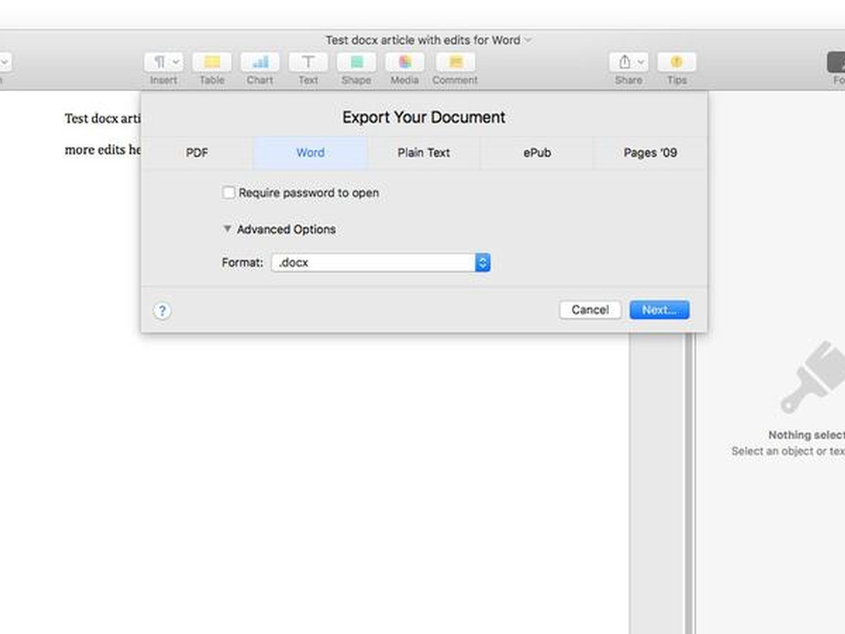 program for creating documents on mac